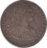 1804 SILVER 8 REALES MEXICO SPANISH COLONY - SILVER WORLD COINS - Cambridgeshire Coins