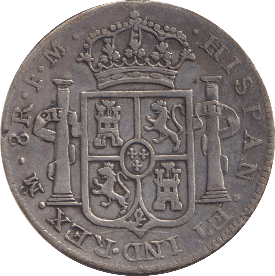 1804 SILVER 8 REALES SPAIN MEXICO SPANISH COLONY - SILVER WORLD COINS - Cambridgeshire Coins