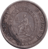 1804 SILVER BANK OF ENGLAND TRADE TOKEN 5 SHILLINGS GEORGE III - BANK TOKEN - Cambridgeshire Coins