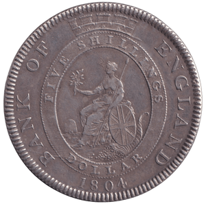 1804 SILVER TRADE DOLLAR BANK OF ENGLAND ( EF ) - SILVER WORLD COINS - Cambridgeshire Coins