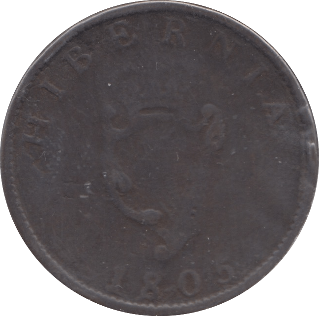 1805 HALFPENNY IRELAND - WORLD COINS - Cambridgeshire Coins