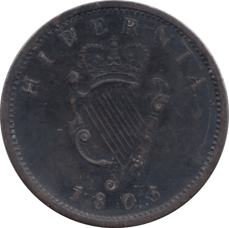 1805 PENNY IRELAND - WORLD COINS - Cambridgeshire Coins