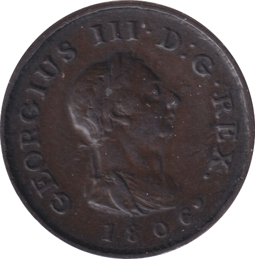 1806 FARTHING ( EF ) - FARTHING - Cambridgeshire Coins