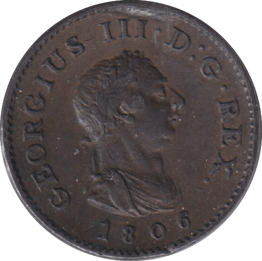 1806 FARTHING ( EF ) - WORLD COINS - Cambridgeshire Coins