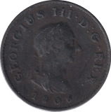 1806 FARTHING ( FINE ) - FARTHING - Cambridgeshire Coins