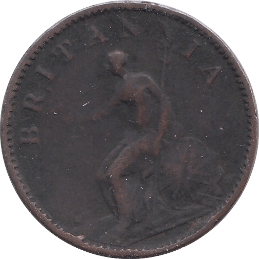 1806 FARTHING ( FINE ) - Farthing - Cambridgeshire Coins