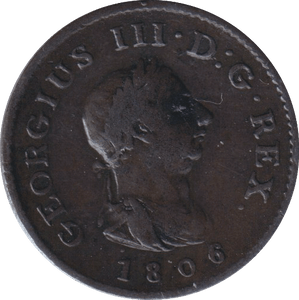 1806 FARTHING ( GF ) - FARTHING - Cambridgeshire Coins