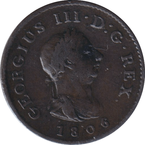 1806 FARTHING ( GF ) - FARTHING - Cambridgeshire Coins