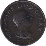 1806 FARTHING ( GF ) - FARTHING - Cambridgeshire Coins