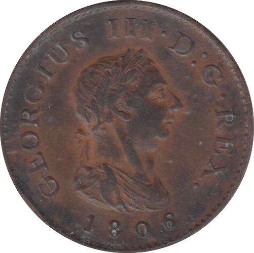 1806 FARTHING ( VF ) - FARTHING - Cambridgeshire Coins