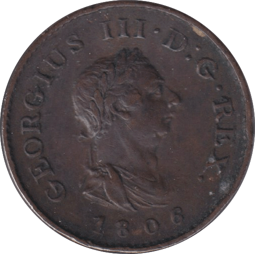 1806 FARTHING ( VF ) - FARTHING - Cambridgeshire Coins