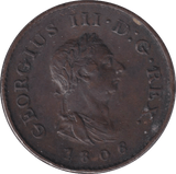 1806 FARTHING ( VF ) - FARTHING - Cambridgeshire Coins