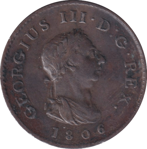 1806 FARTHING ( VF ) - FARTHING - Cambridgeshire Coins