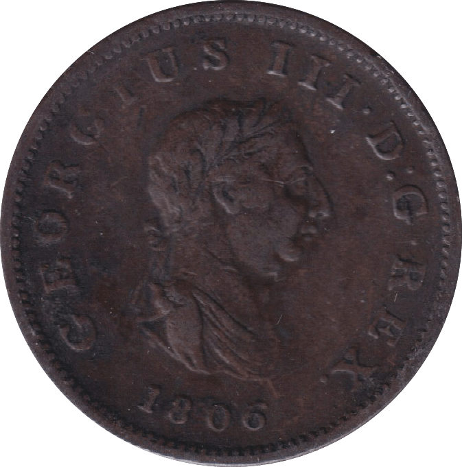1806 HALF PENNY ( GF ) - HALFPENNY - Cambridgeshire Coins