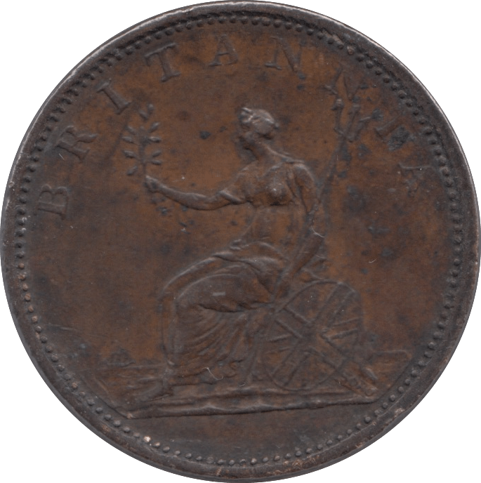 1806 HALFPENNY ( EF ) - Halfpenny - Cambridgeshire Coins
