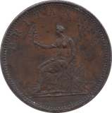 1806 HALFPENNY ( EF ) - Halfpenny - Cambridgeshire Coins