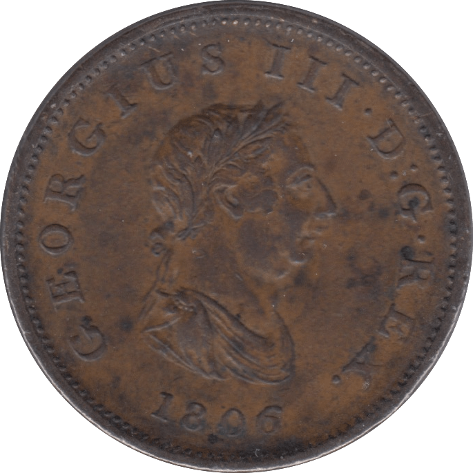 1806 HALFPENNY ( EF ) - Halfpenny - Cambridgeshire Coins