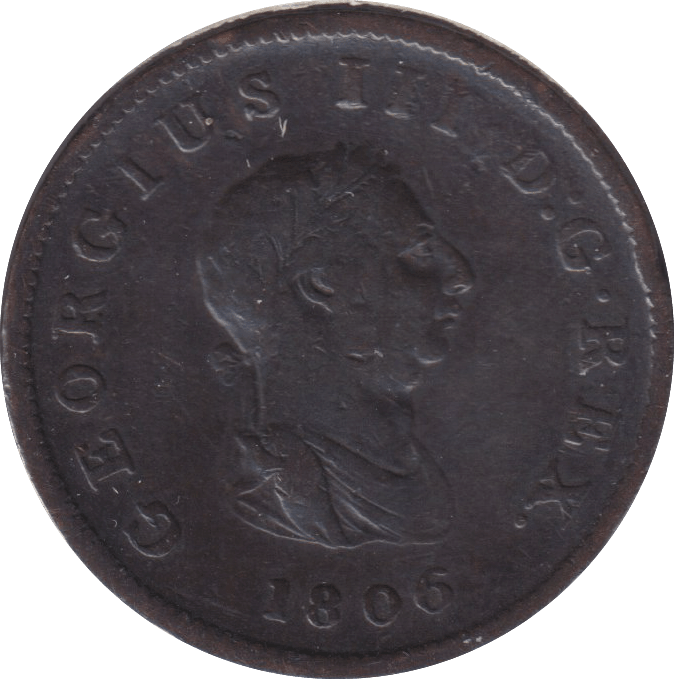 1806 HALFPENNY ( GF ) - HALFPENNY - Cambridgeshire Coins