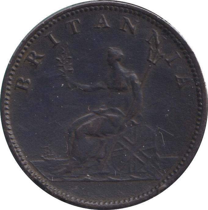 1806 HALFPENNY ( VF ) - HALFPENNY - Cambridgeshire Coins