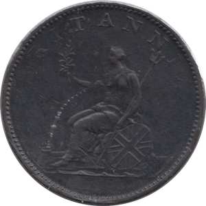 1806 HALFPENNY ( VF ) - Halfpenny - Cambridgeshire Coins