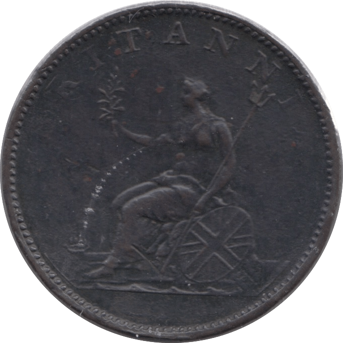 1806 HALFPENNY ( VF ) - Halfpenny - Cambridgeshire Coins