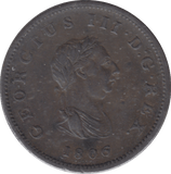1806 HALFPENNY ( VF ) - HALFPENNY - Cambridgeshire Coins