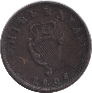 1806 HIBERNIA - WORLD COINS - Cambridgeshire Coins