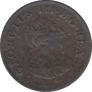 1806 IRELAND GEORGE III FARTHING - SILVER WORLD COINS - Cambridgeshire Coins