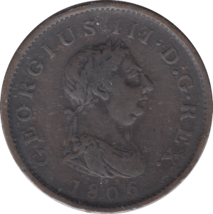 1806 PENNY ( F ) - PENNY - Cambridgeshire Coins