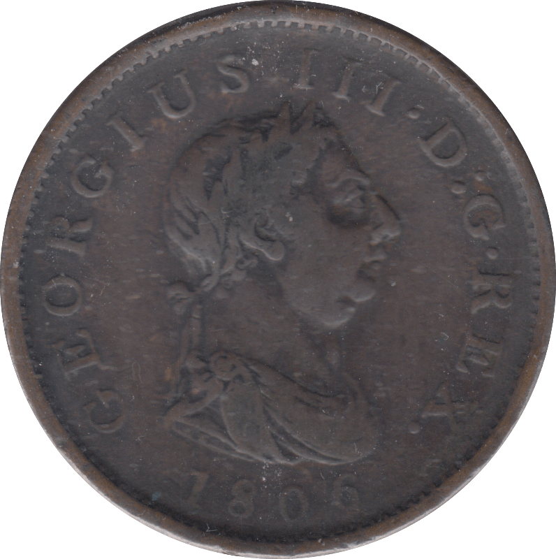 1806 PENNY ( F ) - PENNY - Cambridgeshire Coins