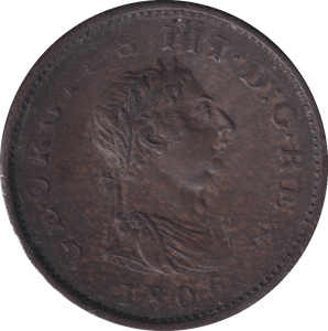 1806 PENNY ( VF ) - Penny - Cambridgeshire Coins