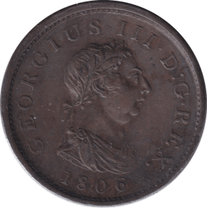 1806 PENNY ( VF ) - WORLD COINS - Cambridgeshire Coins