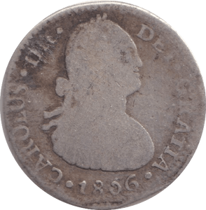 1806 SILVER 1 REAL PERU - SILVER WORLD COINS - Cambridgeshire Coins