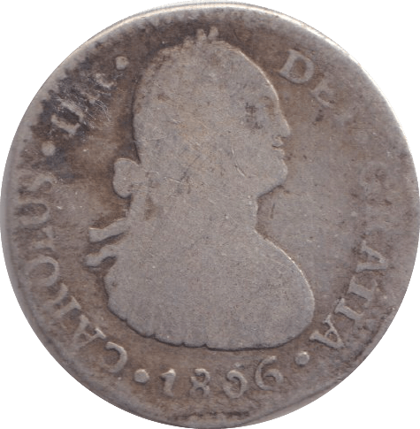 1806 SILVER 1 REAL PERU - SILVER WORLD COINS - Cambridgeshire Coins