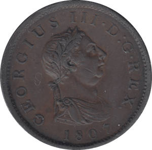 1807 1 PENNY ( EF ) - WORLD COINS - Cambridgeshire Coins