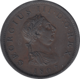 1807 1 PENNY ( EF ) - WORLD COINS - Cambridgeshire Coins