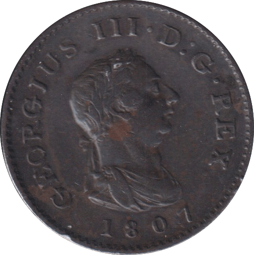 1807 FARTHING ( VF ) - FARTHING - Cambridgeshire Coins