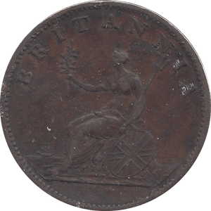 1807 HALF PENNY GEORGE III ( VF ) - WORLD COINS - Cambridgeshire Coins