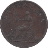 1807 HALF PENNY GEORGE III ( VF ) - WORLD COINS - Cambridgeshire Coins