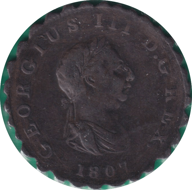 1807 HALFPENNY ( GF ) - HALFPENNY - Cambridgeshire Coins