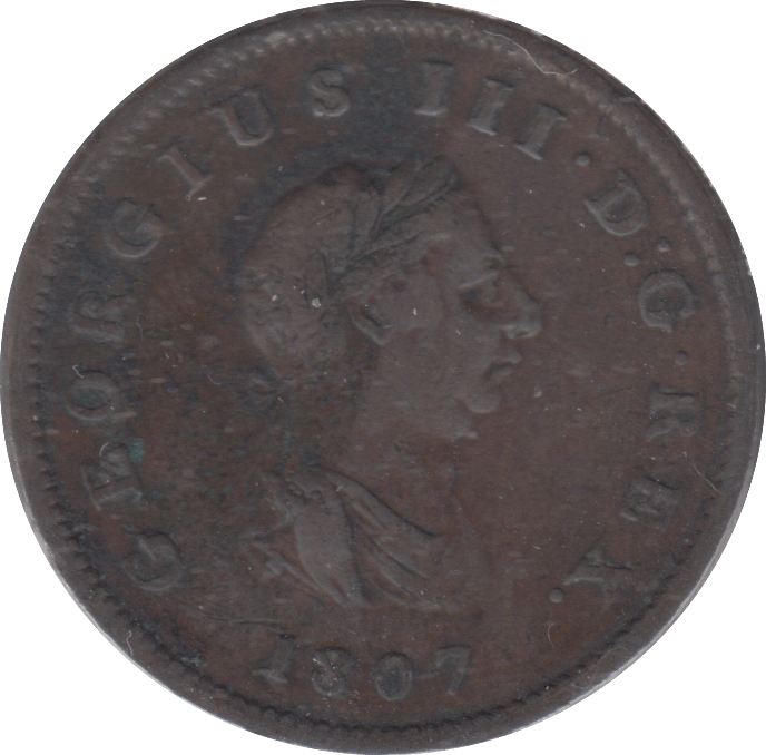 1807 HALFPENNY ( GF ) - HALFPENNY - Cambridgeshire Coins