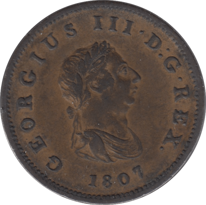 1807 HALFPENNY ( GVF ) - Halfpenny - Cambridgeshire Coins