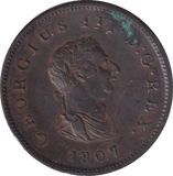 1807 HALFPENNY ( GVF ) - HALFPENNY - Cambridgeshire Coins