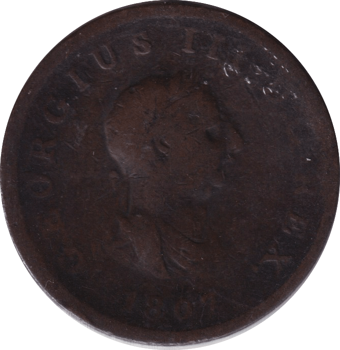 1807 HALFPENNY ( NF ) - HALFPENNY - Cambridgeshire Coins