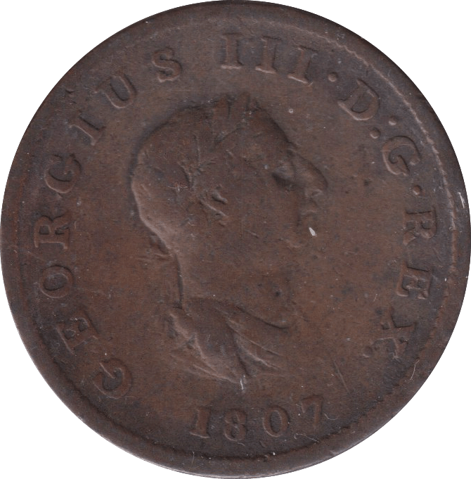 1807 HALFPENNY ( NF ) - HALFPENNY - Cambridgeshire Coins
