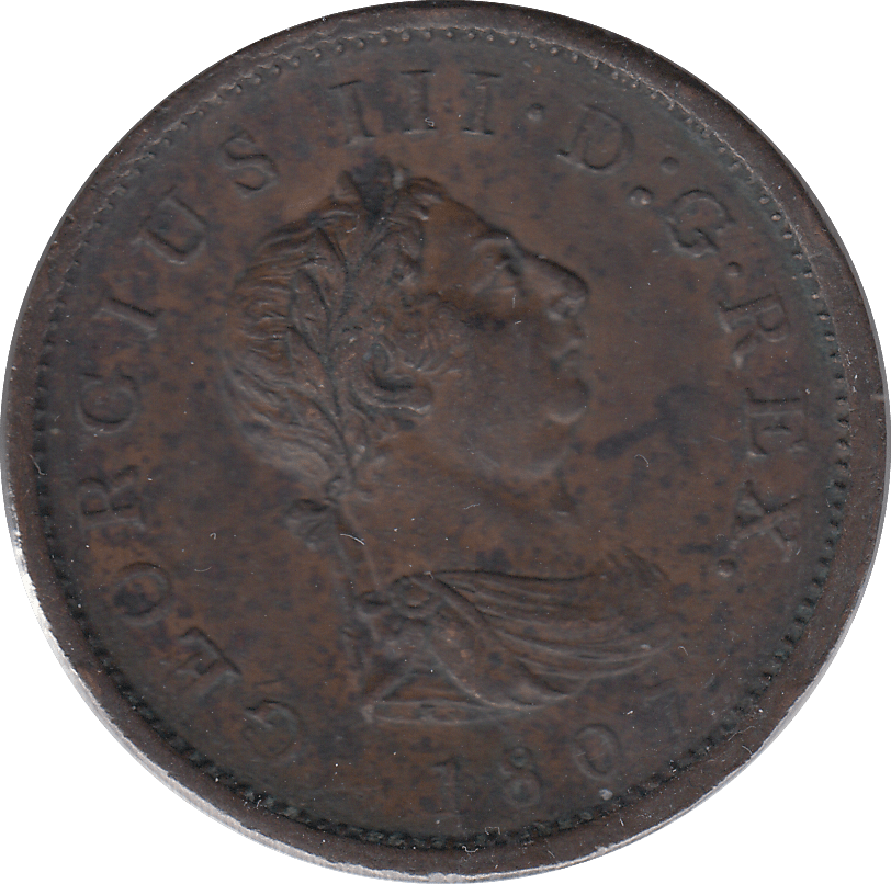 1807 PENNY F54 ( VF ) - PENNY - Cambridgeshire Coins