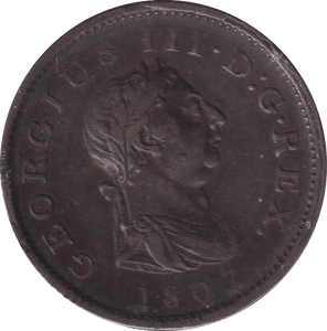 1807 PENNY ( VF ) - PENNY - Cambridgeshire Coins