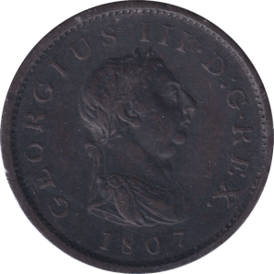 1807 PENNY ( VF ) - PENNY - Cambridgeshire Coins