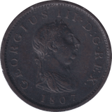 1807 PENNY ( VF ) - PENNY - Cambridgeshire Coins