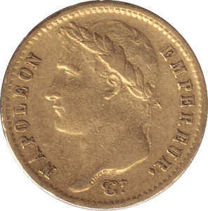 1808 GOLD 20 FRANCS FRANCE - GOLD WORLD COINS - Cambridgeshire Coins